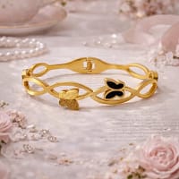gold bracelet for women butterfly design stylish gold bangle