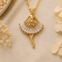 Ballerina Pendant Necklace