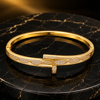 Crystal Nail Bracelet for Women