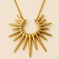 Sunburst Pendant Necklace