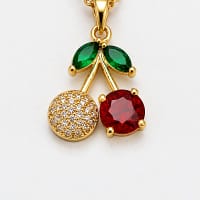 Cherry Pendant Necklace