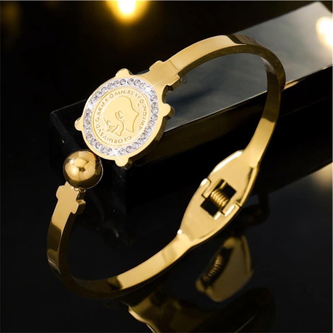 18K Gold Plated Ginni Coin Bracelet