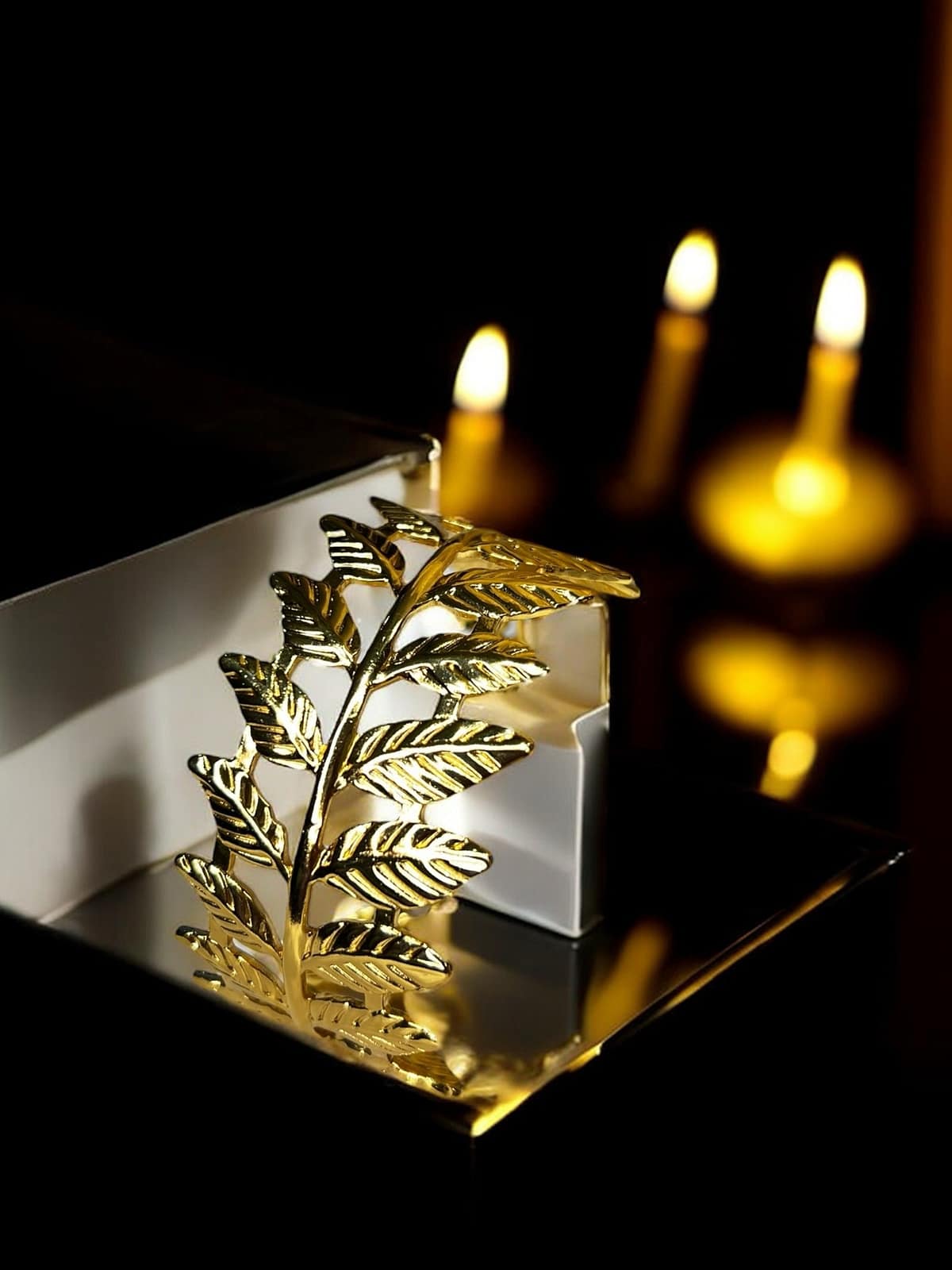 Laurel Leaf Cuff Bracelet