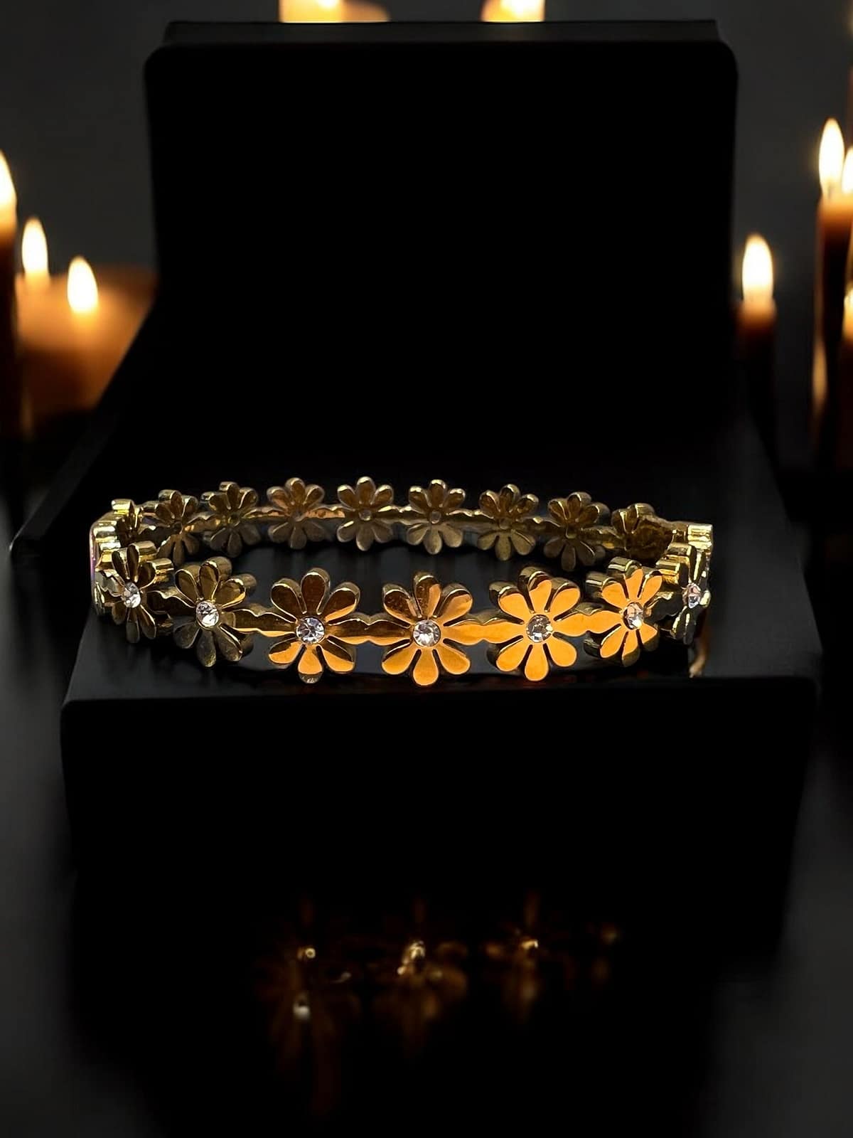 Sunflower Anti Tarnish Bracelet Normal Size - Image 2