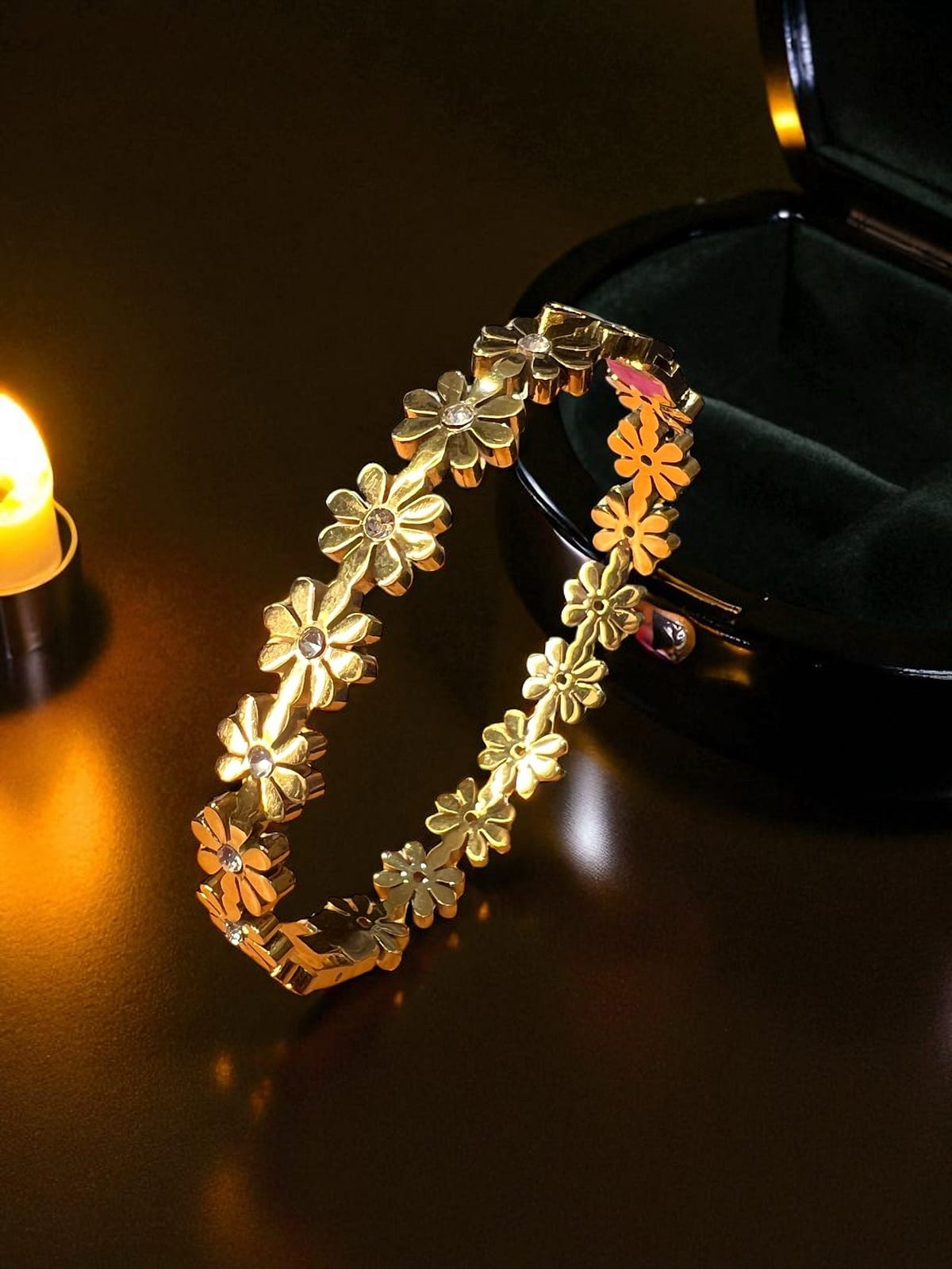 Sunflower Anti Tarnish Bracelet Normal Size