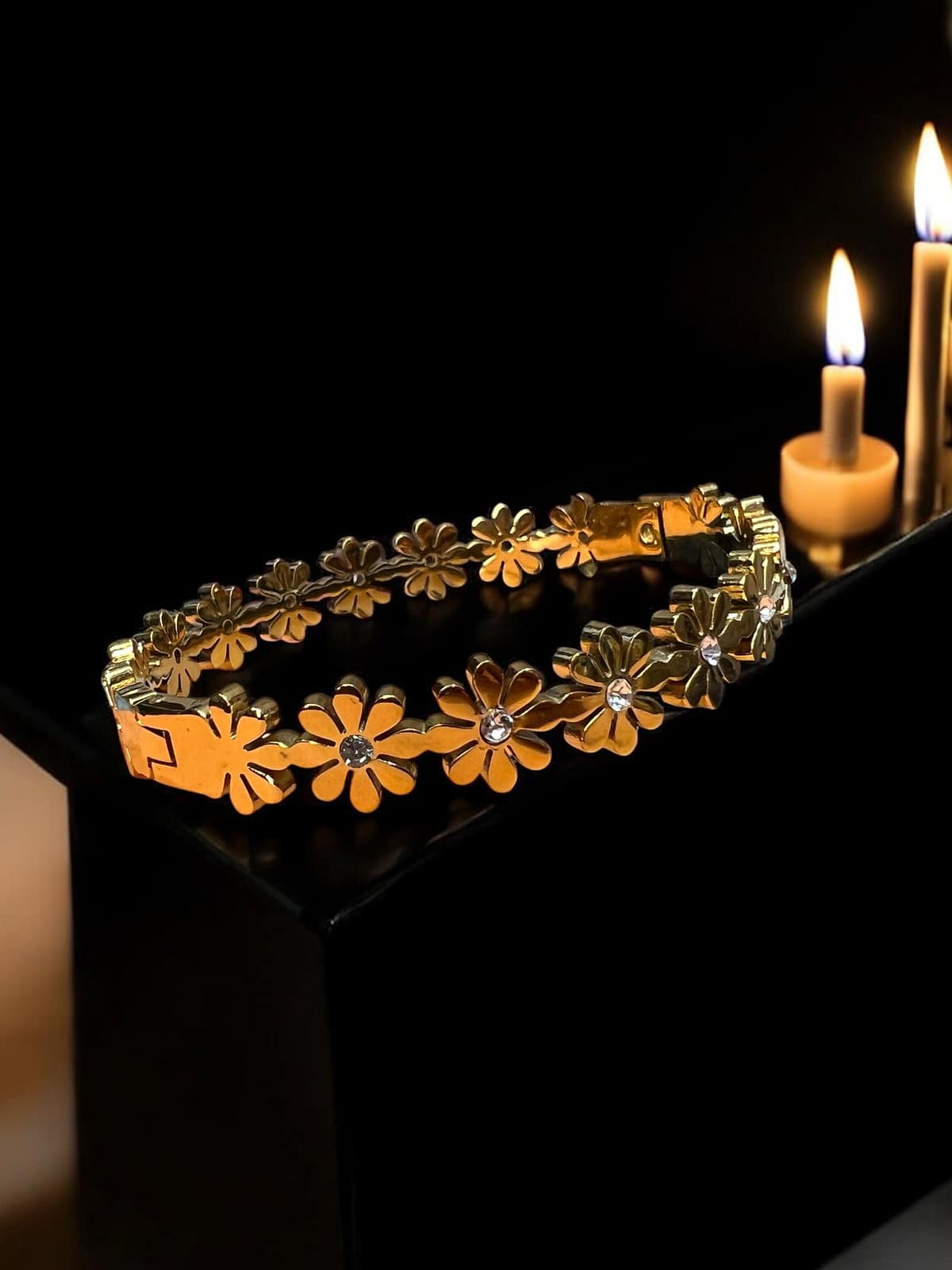 Sunflower Anti Tarnish Bracelet Normal Size - Image 3