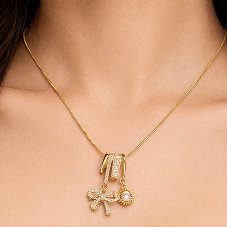 Bow Charm Anti-Tarnish Necklace