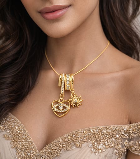 Anti-Tarnish Protection Charm Necklace