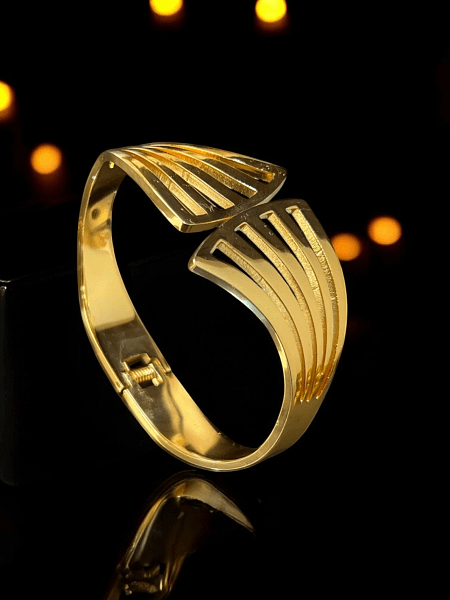 Geometric Open Bracelet