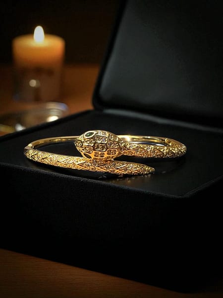 Serpent Gold Bracelet ( Standard Size )