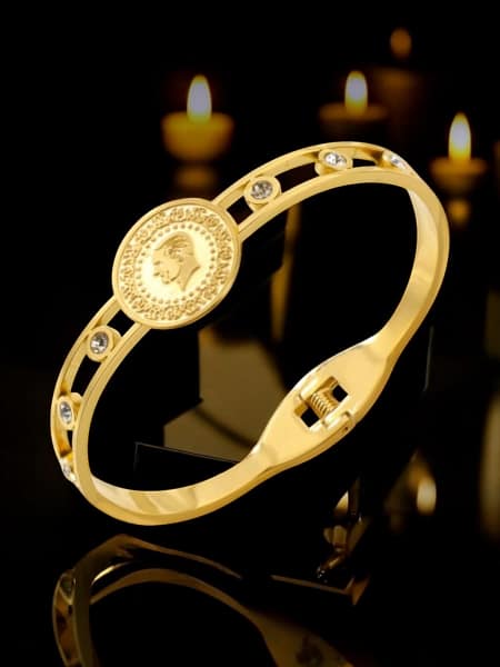 18K Gold Plated Ginni Coin Bracelet