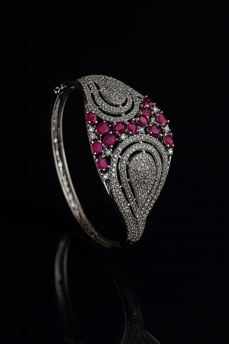 Regal Diamond Ruby Bracelet