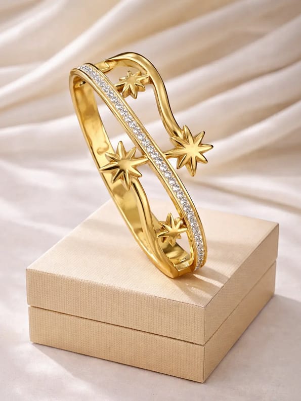 Star Crystal Gold Bracelet
