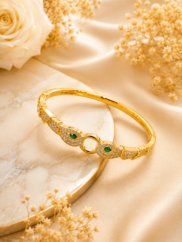 Emerald Crystal Bracelet for Women
