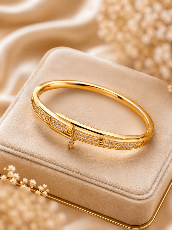 Crystal Screw Bracelet
