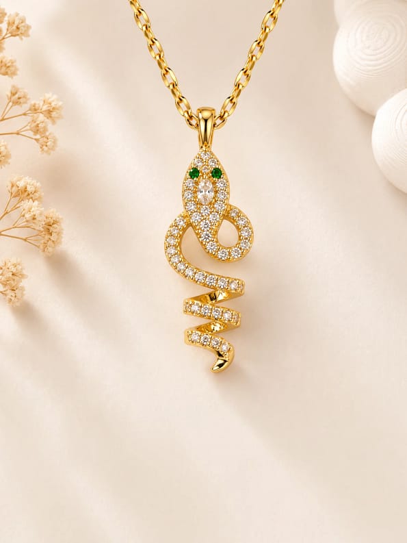 Snake Pendant Necklace