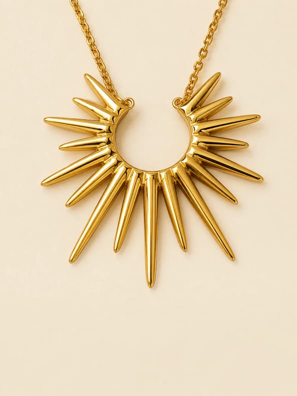 Sunburst Pendant Necklace
