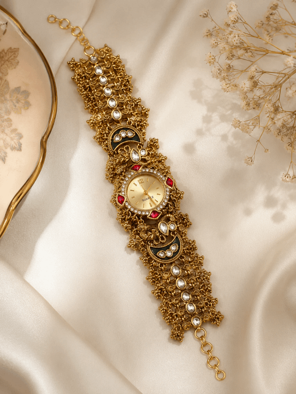 Maharani Heritage Bracelet Watch for Women by Veda Jewels