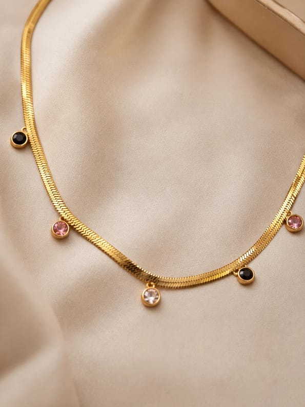 Aurora Charm Necklace by VEDA JEWELS